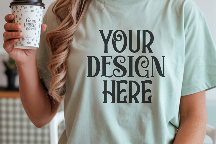 Bay Comfort Colors 1717 Christmas Mockup, CC 1717