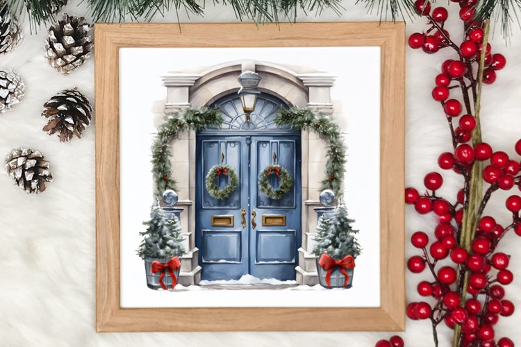 Christmas Watercolor Clipart Image 9