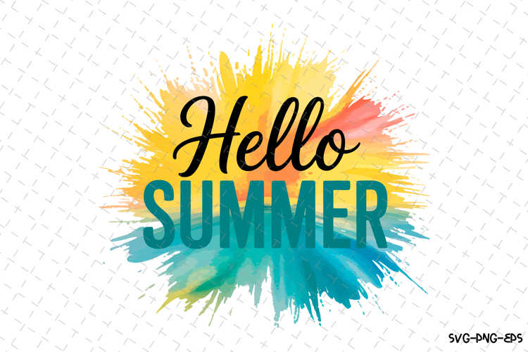 Hello Summer Svg Image 23