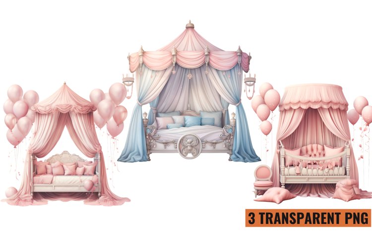 Pastel Baby Nursery Sublimation Clipart