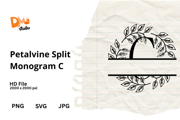 Floral Monogram Letter Svg Image 15