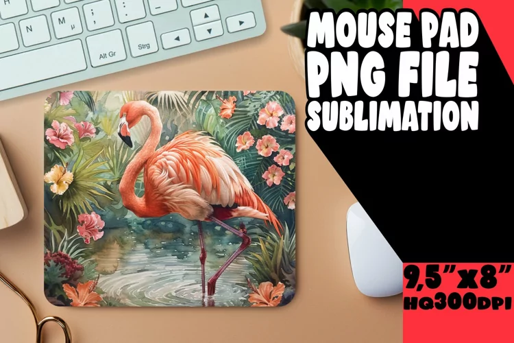Summer Vibes: Flamingo Mouse Pad Assortment