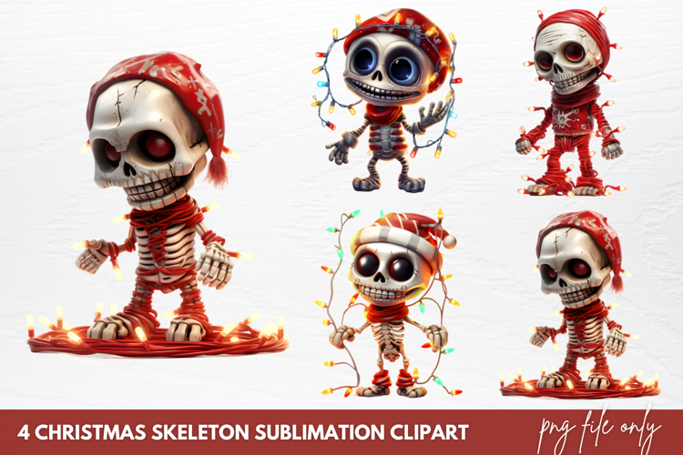 Dancing Skeleton Clipart Image 3