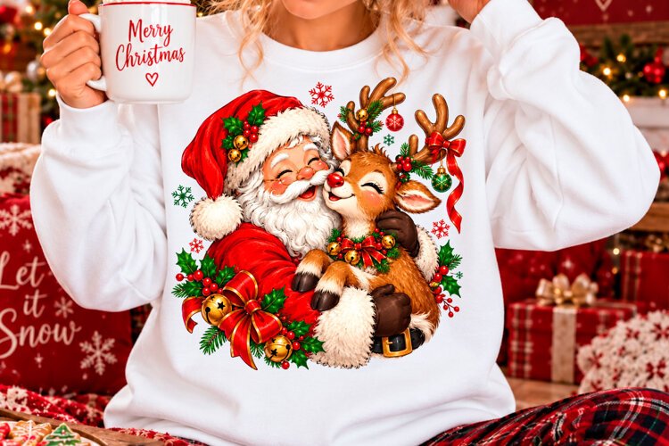 Trending Merry Christmas Shirt Sublimation Png example image 1
