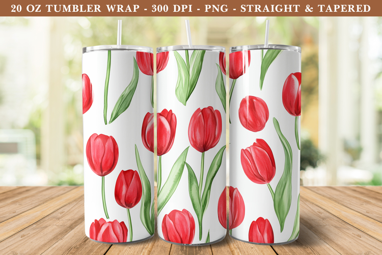20 Oz Sublimation Tumbler Wrap Image 21