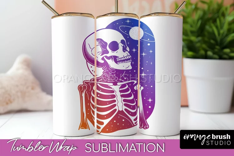 Celestial Tumbler Wrap, Boho Sublimation, Mystical Tumbler