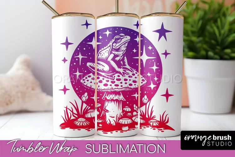 Celestial Tumbler Wrap, Boho Sublimation, Mystical Tumbler
