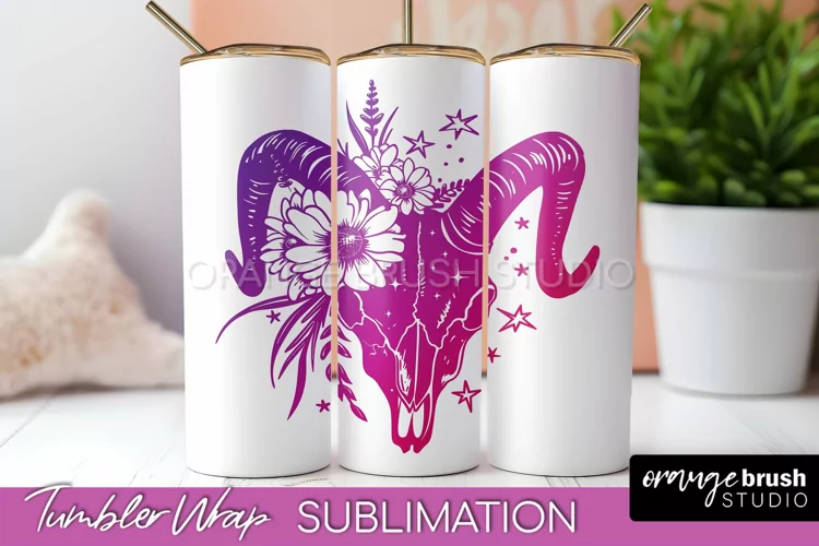 Celestial Tumbler Wrap, Boho Sublimation, Mystical Tumbler