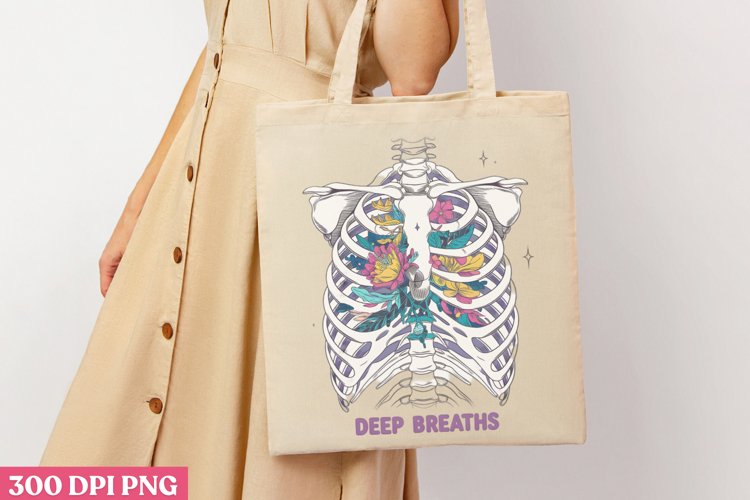 Deep Breaths PNG, Mental Health Sublimation PNG
