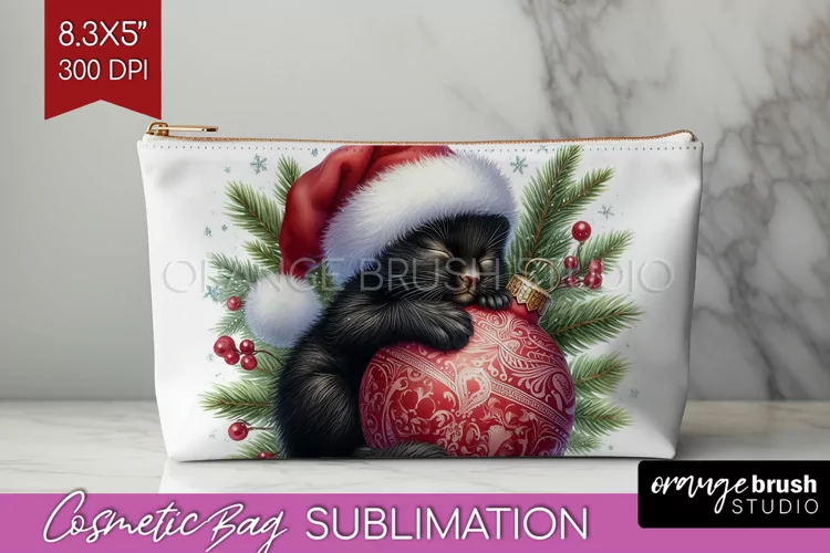 Christmas Animals Cosmetic Bag - Cute Christmas Makeup Bag