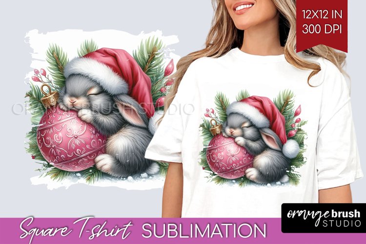 Christmas Animals Square Tshirt Background - Cute Christmas