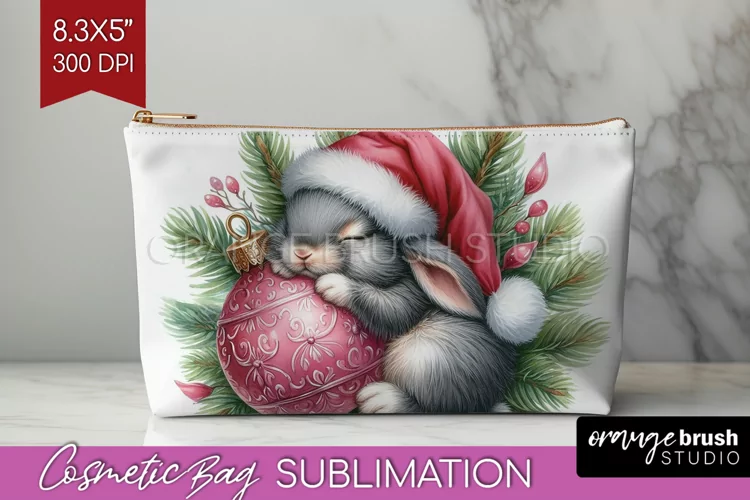 Christmas Animals Cosmetic Bag - Cute Christmas Makeup Bag