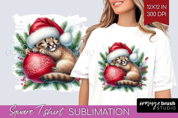 Christmas Animals Square Tshirt Background - Cute Christmas
