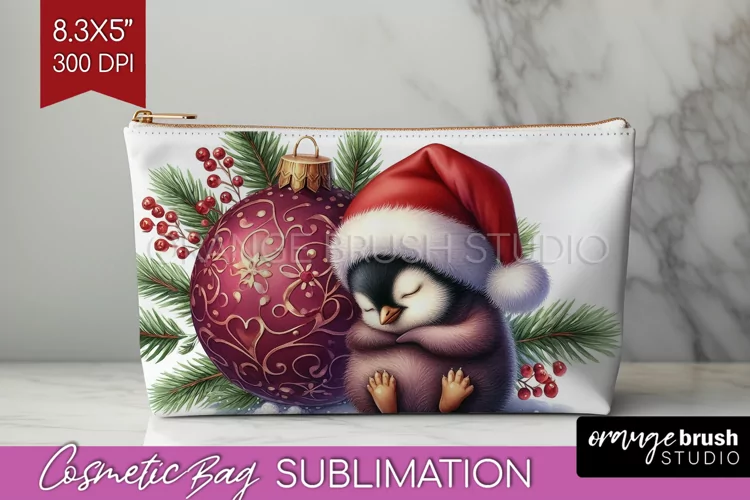 Christmas Animals Cosmetic Bag - Cute Christmas Makeup Bag