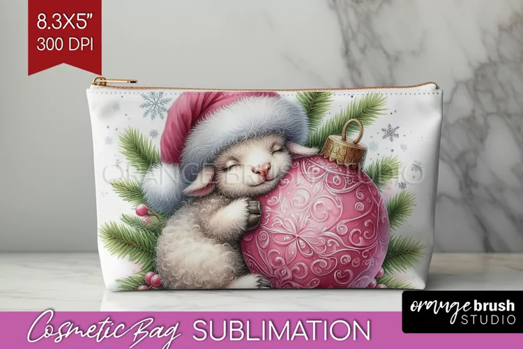 Christmas Animals Cosmetic Bag - Cute Christmas Makeup Bag