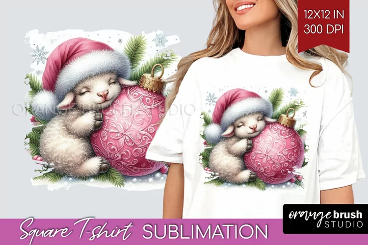 Christmas Animals Square Tshirt Background - Cute Christmas