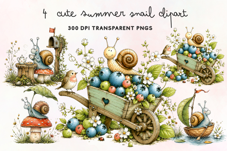Summer Watercolor Clipart Image 23