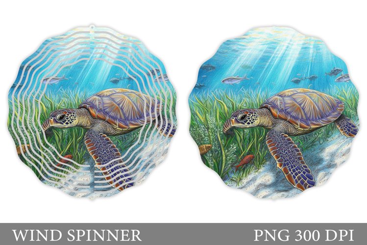 3D Turtle Wind Spinner. 3D Turtle Wind Spinner Sublimation