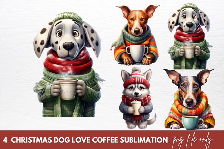 Christmas Dog Clipart Image 19