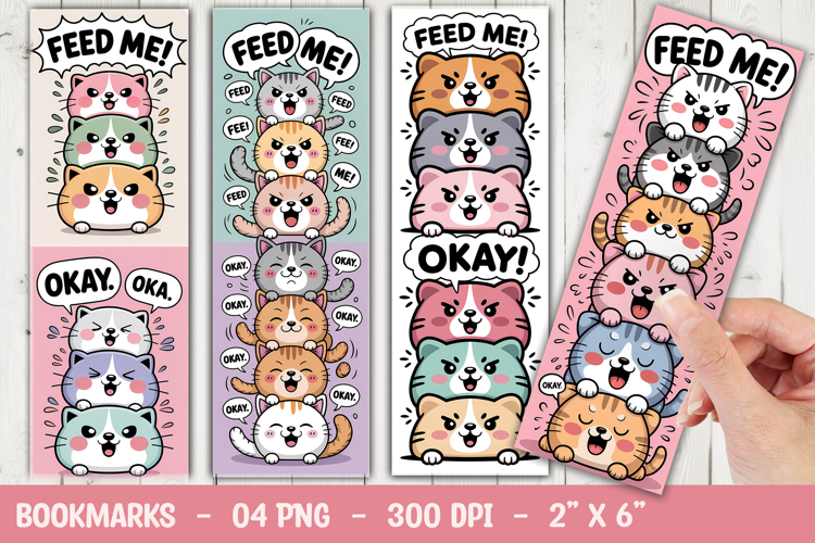 Feed Me Animals Bookmark Sublimation