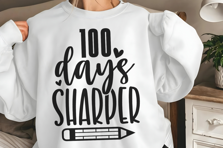 100 days sharper SVG