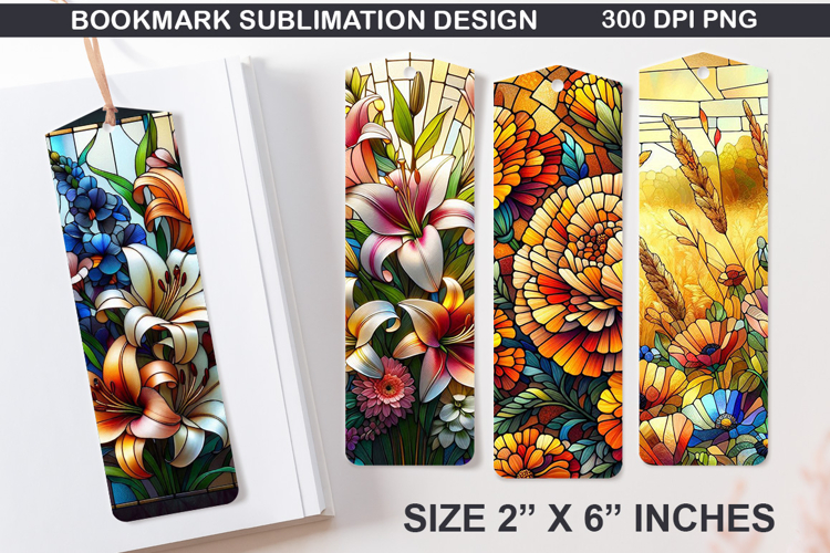 Summer Bookmarks Sublimation - 4 Bookmark Design