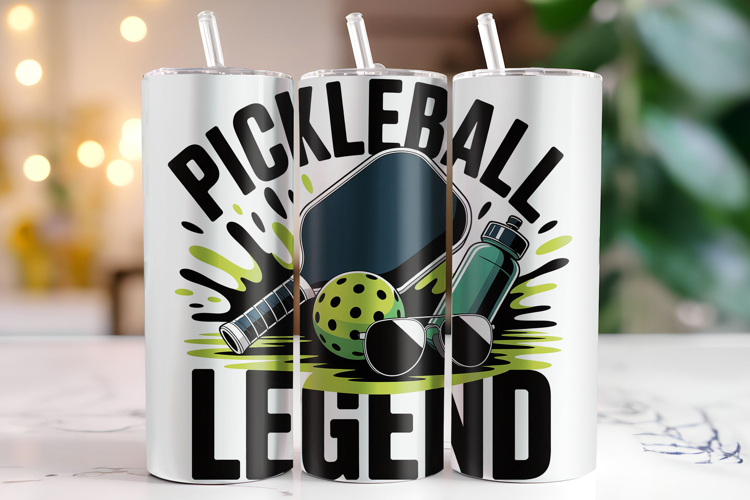 Pickleball Legend Tumbler Wrap | Sublimation | Tumblers