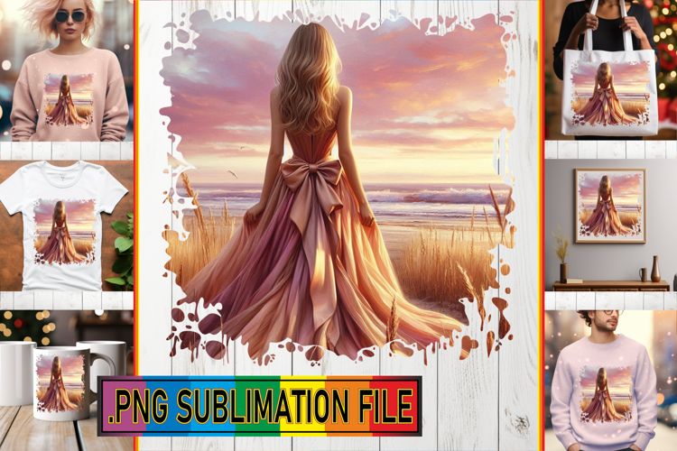 Cozy Sublimation PNG Art, Women