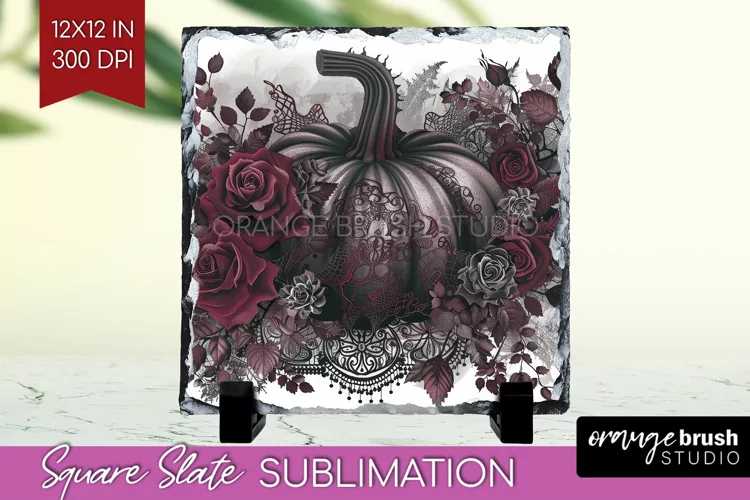 Dark Gothic Slate PNG - Victorian Gothic Square Slate