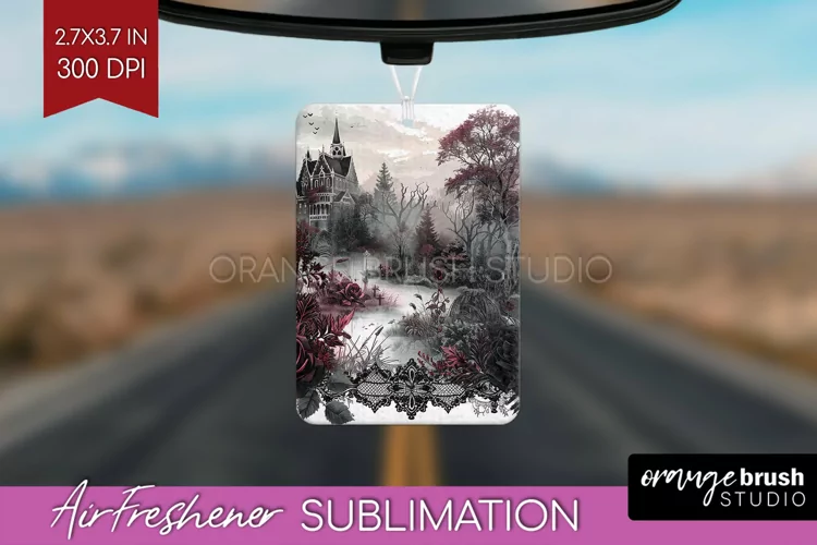 Dark Gothic Air Freshener PNG - Victorian Gothic PNG