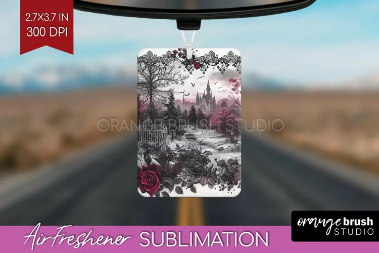 Dark Gothic Air Freshener PNG - Victorian Gothic PNG