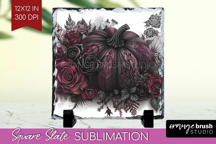 Dark Gothic Slate PNG - Victorian Gothic Square Slate