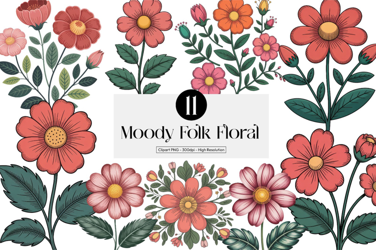 Moody Floral Flower
