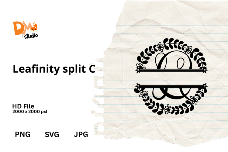 Floral Monogram Letter Svg Image 18