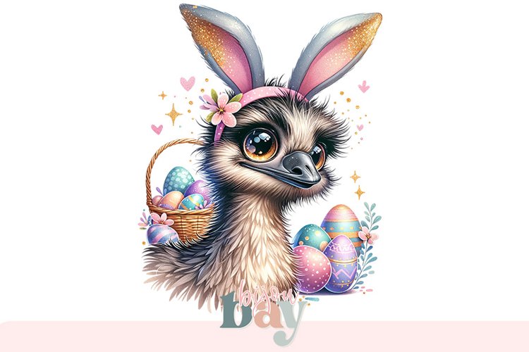 Easter Basket Clipart Image 24