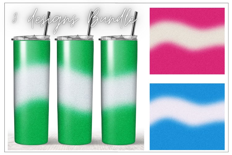 Abstract Glitter Tumbler full wrap Bundle Designs