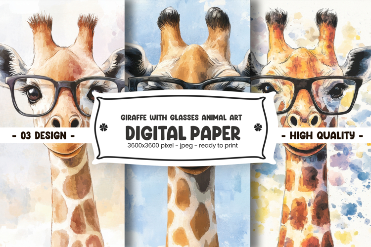 Cute Giraffe Clipart Image 7