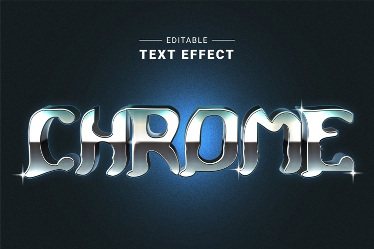 Editable Text Effect for Illustrator. Vector Graphic styles