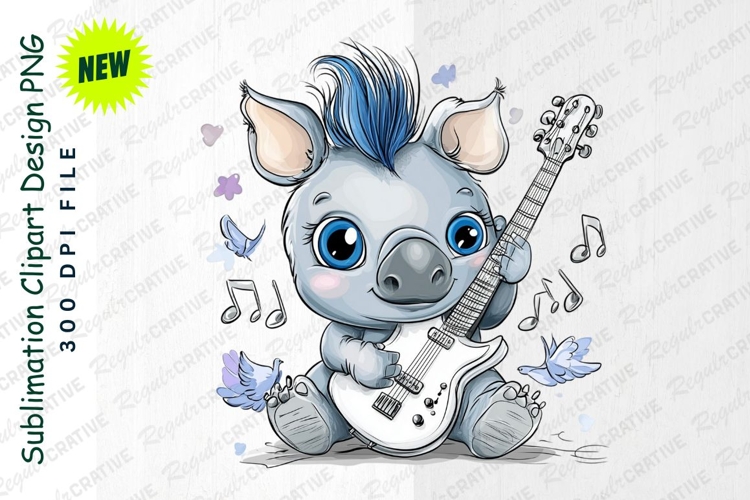 Guitar Clipart Image 21
