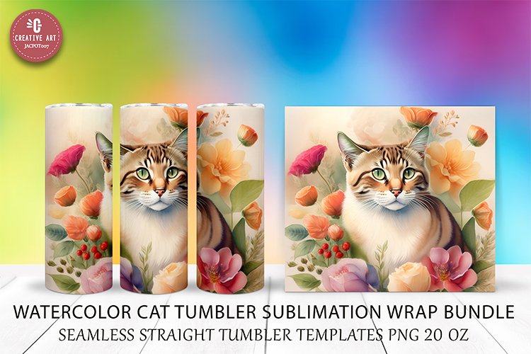 Cat Watercolor Image 20