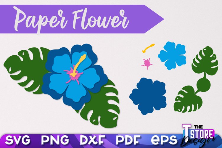 Paper Flowers Svg