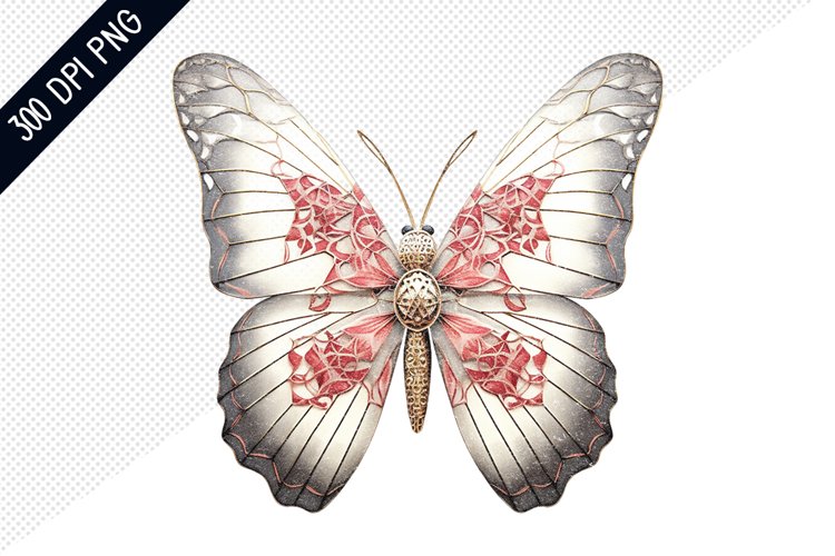 Bejeweled Butterfly Sublimation - Butterfly Sublimation example image 1