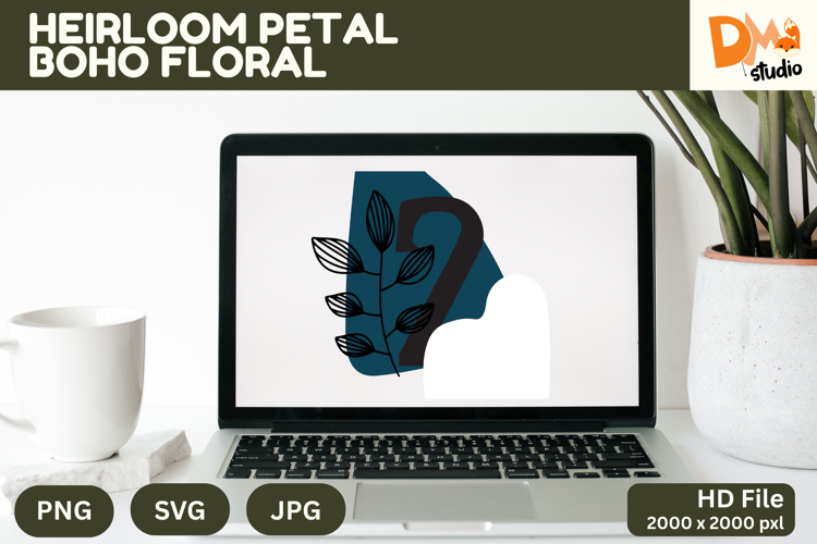 Boho Floral Svg Image 18