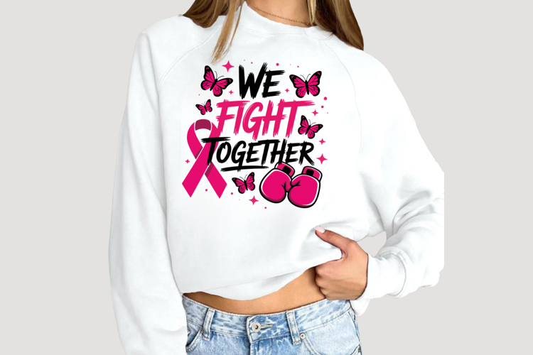 We Fight Together Svg | Cricut | Cancer Awareness Svg
