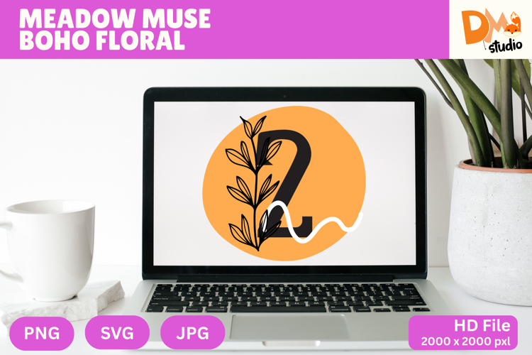 Floral Monogram Letter Svg Image 20