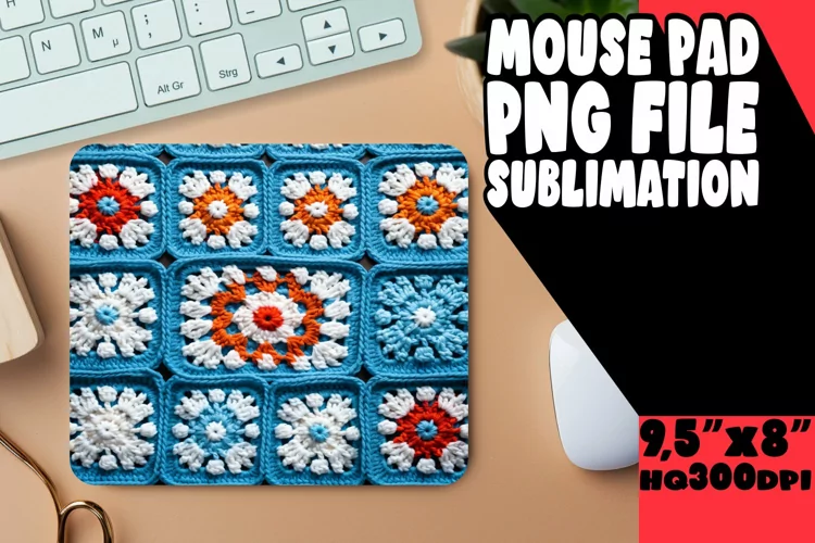 Holiday 3D Embroidered Pattern Pads