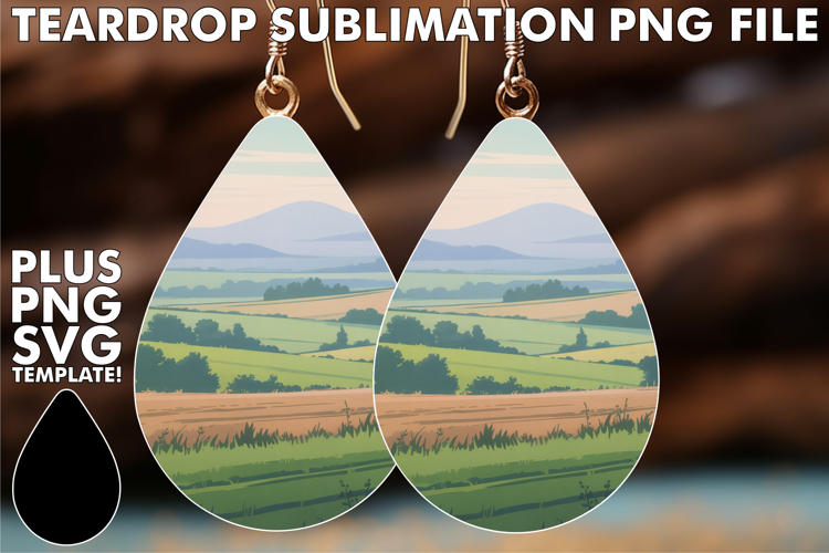 Dazzling Teardrop Earrings Gift PNG, Spring