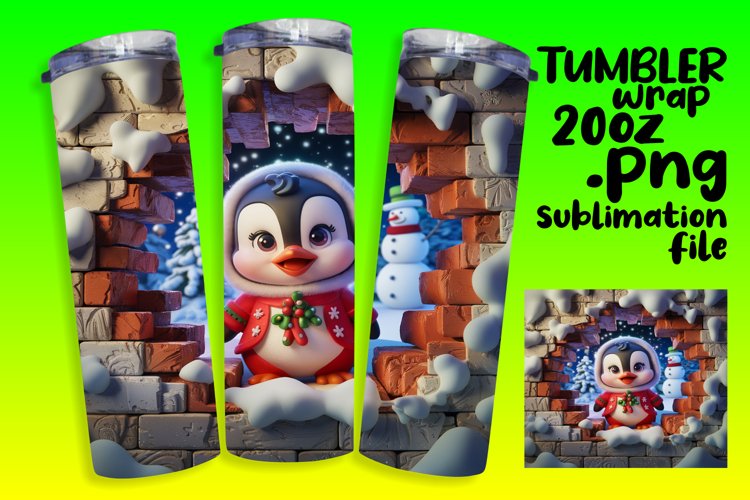 CHIC 20oz PNG Tumbler Wrap , Xmas