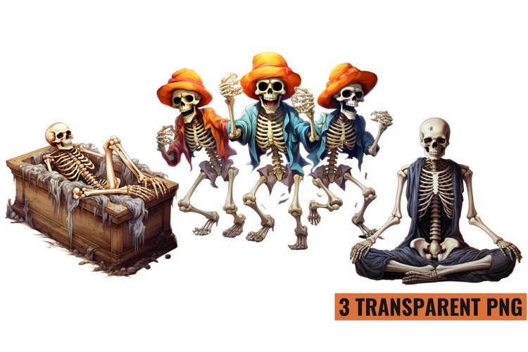 Skeleton Clipart Image 6
