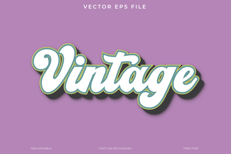 Vintage Typography Image 8